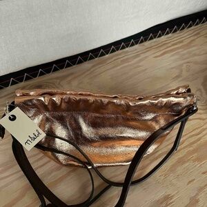 M. Hulot cross body / shoulder bag in gold